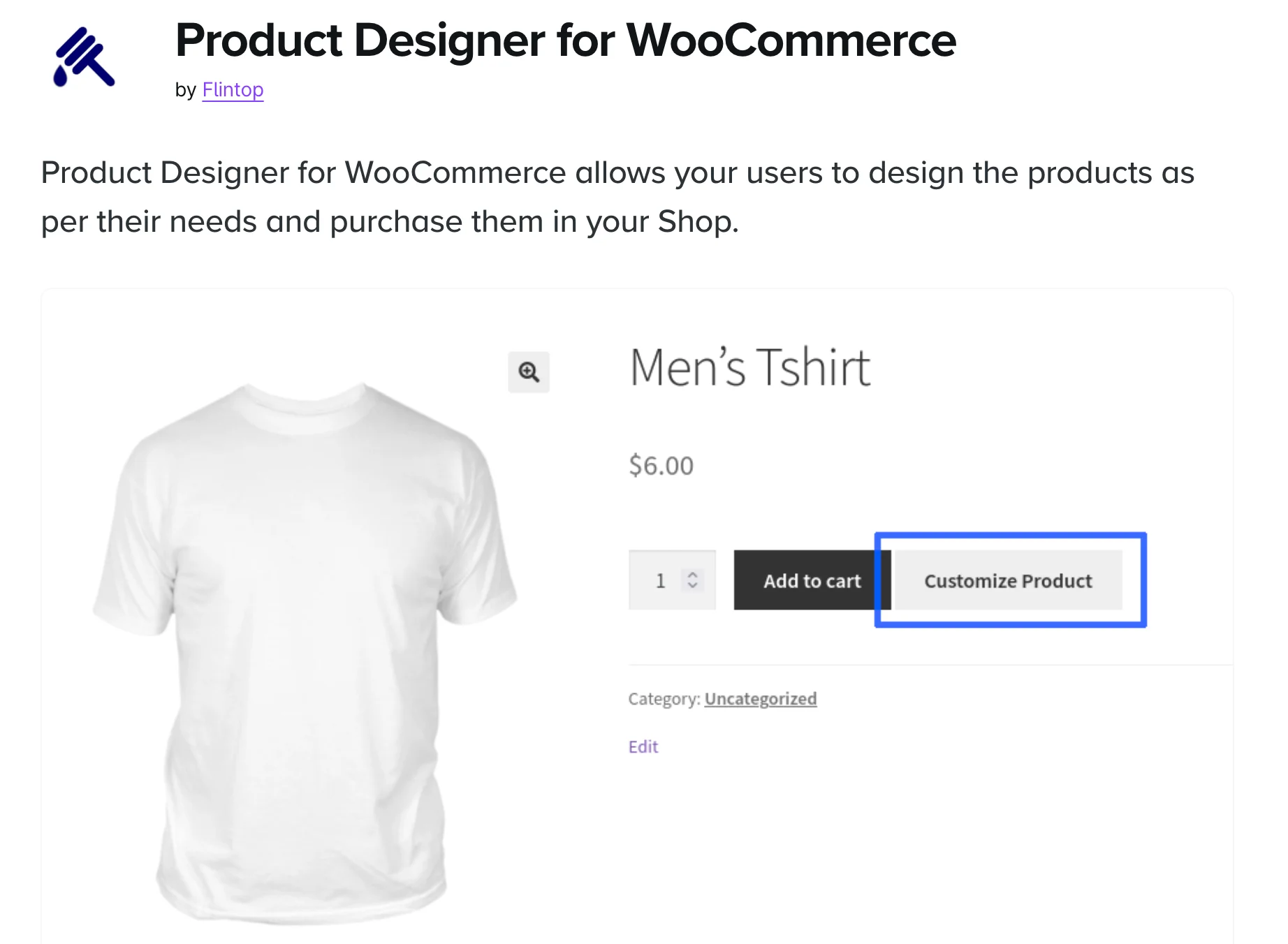 WooCommerce Product Designer